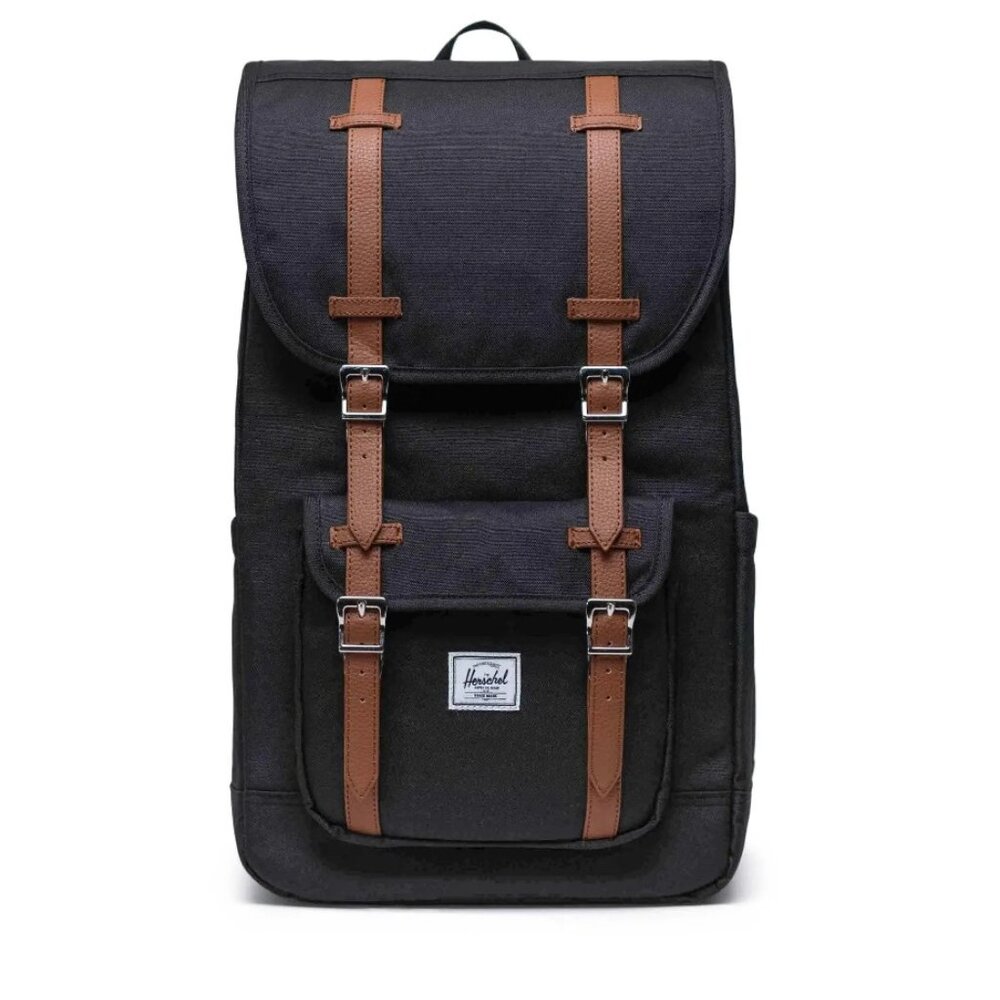 NWT Herschel Little America Backpack Black 30L standard travel unisex - Picture 1 of 4